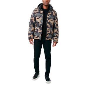 Chaqueta Acolchada Impermeable y Elegante para Hombre, de Secado Rápido, Diseño Ajustado, Decoración de Piel, Tendencia Otoño, Tallas Grandes - Product Image 1