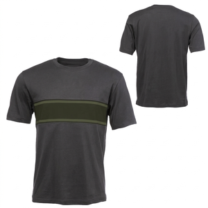 Camiseta de Hombre de Corte Regular, Alta Calidad, Informal, Manga Corta, Antiencogimiento, Transpirable, Poliéster/Algodón, Precio Bajo - Product Image 1