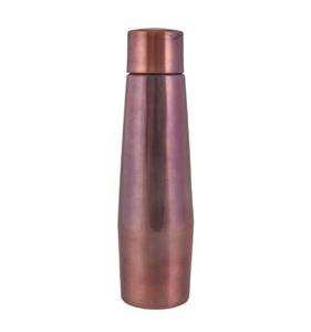 Botella de Agua de Cobre Bold Blossom, Botella de Viaje de Metal Reutilizable, Diseño Clásico, Ecológica, Accesorio Portátil para Bebidas, Oficina - Product Image 2