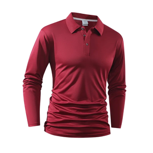 Nouveau polo pour homme, ample, confortable et tendance, polyvalent pour les tendances printemps-automne, haut de qualité et confortable - Product Image 4