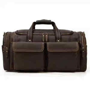 Bolsa de Deporte y Viaje de Piel Genuina de Alta Calidad con Cierre de Cremallera, Personalizable, en Oferta, a Bajo Precio - Product Image 1