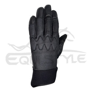 Gants de moto en cuir noir, à doigts entiers, antidérapants, de protection pour motards, coupe-vent, pour sports de plein air, gants de moto OEM - Product Image 2