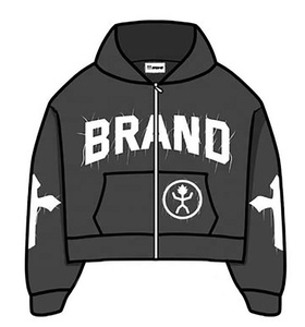 ชุดวอร์มแฟชั่นสตรีทแวร์สไตล์ Y2K ปักลาย แต่งขอบบาน รุ่นใหม่ล่าสุดสำหรับผู้ชาย ฤดูหนาว สีตัดกัน สไตล์ฮิปฮอป ยูนิเซ็กส์ ทรงหลวม - Product Image 4