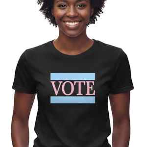 เสื้อยืดผู้หญิงสีฟ้าอ่อน พิมพ์ลายกราฟิกโลโก้ตามสั่ง ประดับเพชร แต่งกระดุม แขนสั้น ผ้าฝ้าย สไตล์ลำลอง ใส่ได้ทุกวัน เหมาะกับหน้าร้อน สตรีทแวร์ - Product Image 5