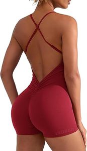 Compression Yoga <b>Leggings</b> with Flexible Spandex Knitted Fabric Solid <b>Pattern</b> Breathable for Women - Product Image 6