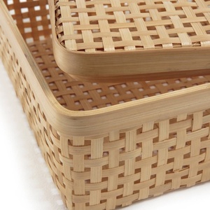 <b>Vintage</b> Unique High Quality Bamboo Storage <b>Boxes</b> Handmade Woven Bamboo Rectangle <b>Boxes</b> in Viet Nam - Product Image 2
