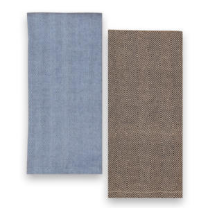 Serviette de cuisine en coton 100% tissé à rayures et à carreaux, douce, confortable, séchage rapide, multi-usages, écologique, certifiée GOTS - Product Image 6