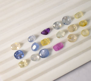 Lote al por mayor de zafiros naturales multicolor, 36.05 ct, 18 piezas, zafiros sin calentar ni tratar - Product Image 4