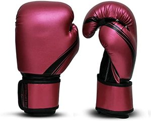Professional Yellow White Black Combination PVC Leather Boxing <b>Gloves</b> 12mm HookLoop Closure Custom Logo Korean Parachute Fabric - Product Image 1