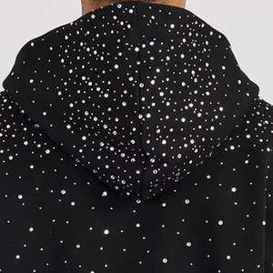 Custom <b>Rhinestone</b> <b>Hoodies</b> OEM Manufacturer Cotton Fleece Hoodie with Sparkle Stone Design for Fashion Wear <b>Rhinestone</b> <b>Hoodies</b> - Product Image 6