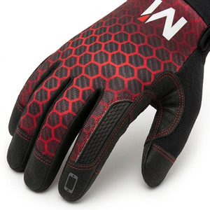 Heavy Duty for Mechanic Work <b>Gloves</b> Shock Absorption Touchscreen <b>Moisture</b>-Wicking Polyester Back Industrial Utility - Product Image 5