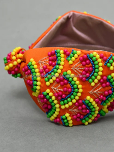 Catálogo de lujo clásico flor Bowknot tela diadema niños belleza Spa diademas diseñador de moda raya abeja accesorios para el cabello - Product Image 6