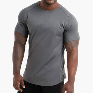 T-shirt de sport respirant et écologique en coton extensible de haute qualité à coupe classique pour l'été, idéal pour la gym et la musculation - Product Image 4