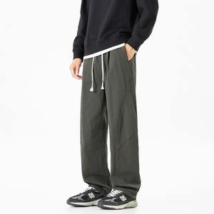 Pantalones Cargo Modernos para Hombre, Estilo Japonés, Minimalistas, Holgados, Retro, Casuales, Versátiles, de Pierna Ancha, para Actividades al Aire Libre - Product Image 6