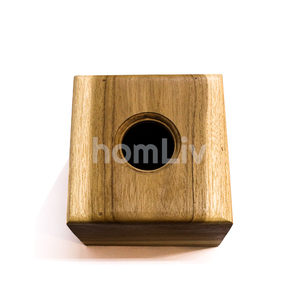 Handmade Teak Wood <b>Tissue</b> Box Cover Square Napkin Holder Rustic Table Decor for <b>Wedding</b> Dining Room Natural Sustainable Material - Product Image 4
