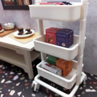 1:12 Accessoires pour maison de poupée miniatures-Sachet de thé Biscuits Pain Snack Meubles Jouets pour maisons de poupées décoratives