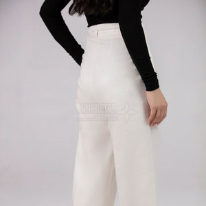 Best Quality Light Weight Solid Casual Spring/Summer Women Co-ord Set 2-Piece Long Set Breathable Eco-Friendly <b>Linen</b> Blend - Product Image 5
