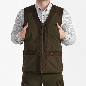 Gilet de chasse pour homme multi-poches en maille avec poches - Product Image 4