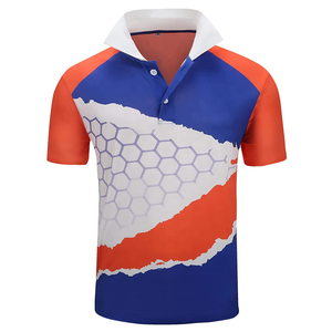 Custom Made Crew Fitness 3D Sublimation for <b>Polo</b> Shirts Printed with Digital Method Custom Sublimation - Product Image 4