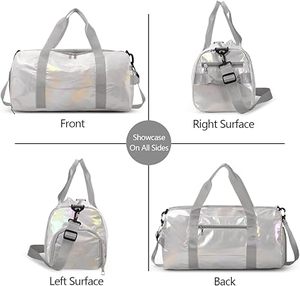Quality Custom Logo Durable Lightweight <b>Waterproof</b> <b>Drawstring</b> Duffle <b>Bag</b> Gym School Travel Promotional Print Large Capacity <b>Bags</b> - Product Image 3