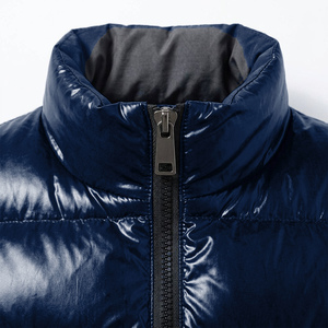 Chaleco Acolchado Impermeable y Cortavientos para Hombre, Ecológico, con Bolsillos Laterales, Relleno 100% Poliéster, Ropa de Invierno para EE. UU. - Product Image 5