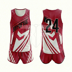 Uniforme Deportivo Transpirable de Color Sólido, 100% Poliéster, Antibacteriano, Ligero, de Alta Calidad, Unisex, 260g, para Atletismo, Nuevo Diseño - Product Image 3