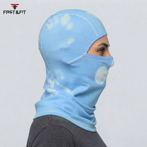 Pasamontañas de punto termorreactivo de alta calidad con diseño impreso, para motocicleta, esquí y ciclismo, con un orificio, personalizable con logotipo, venta al por mayor - Product Image 3