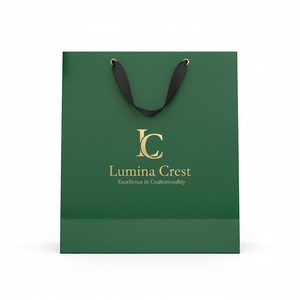 Sacs en papier laminé de luxe écologiques faits à la main avec votre propre logo pour l'emballage de bijoux et de cadeaux de supermarché - Product Image 3