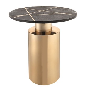 Luxury Modern Designer Metal Frame <b>Coffee</b> <b>Table</b> with Natural Marble Top for Premium Residential and Commercial Interiors - Product Image 4