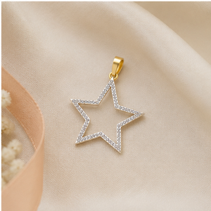 925 <b>Silver</b> Moissanite Diamond Bling Star David Necklace Iced Gold Plated Ethnically Inspired Hip Hop Fine Pendants Custom Gifts - Product Image 6