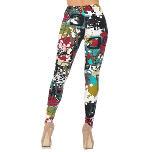 Leggings de yoga taille haute pour femmes EDOOR WEARS - Spandex/Polyester écologique, longueur cheville, leggings de fitness personnalisables, imprimés numériquement - Product Image 5