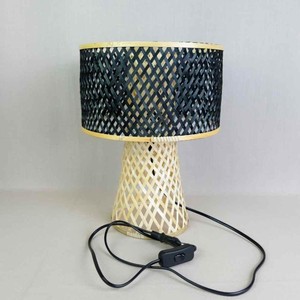 Hot sale woven <b>bamboo</b> lamp <b>shade</b> <b>light</b> highest quality desk table lamps restaurant hotel home supply - Product Image 6