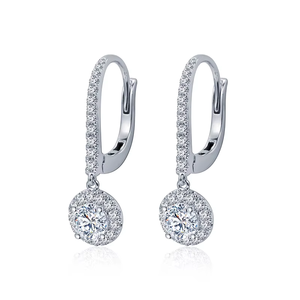 Classic 1 Carat Lab Grown Brilliant Cut Laser Drilled <b>Diamond</b> <b>Earrings</b> 14K Solid Gold IGI Certified Women's Wedding Jewelry - Product Image 2