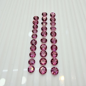 พลอยโทแพซสีชมพูธรรมชาติ AJ Gems ทรงกลม 5 มม. เจียระไนแบบบริลเลียนท์ รับรองโดยผู้ตรวจสอบอิสระ สำหรับทำเครื่องประดับ - Product Image 2