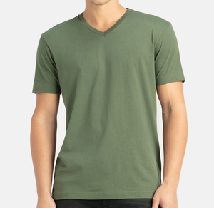 T-shirt basique en coton pour homme, coupe classique, léger, manches courtes, uni, décontracté, pour la mode streetwear, OEM ODM personnalisé - Product Image 5