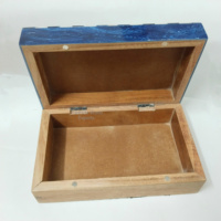 Handgefertigte Perlmutt-Holz- und Harz-Schmuckschatulle mit Magnetverschluss Geschenkbox für Hochzeiten, Jubiläen oder Geburtstage