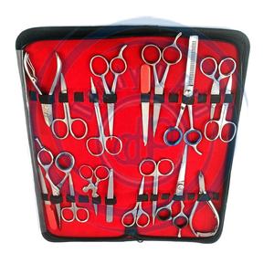 ENSEMBLE ASSORTIE DE 18 INSTRUMENTS DE BEAUTÉ ENSEMBLE DE CISEAUX DE BARBIER POUR MANUCURE PÉDICURE PINCE ET PINCES À ONGLES CE & ISO DADDY D PRO - Product Image 4