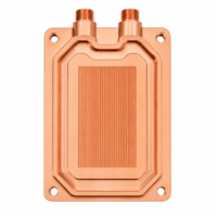 Plaque de refroidissement liquide en bronze CNC haute performance de qualité C1100 pour serveurs IA et centres de données