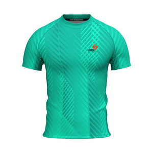 Camiseta Deportiva Personalizada, Transpirable, Antibacteriana, de Corte Regular, para Entrenamiento Atlético, de Secado Rápido y Manga Corta - Product Image 1