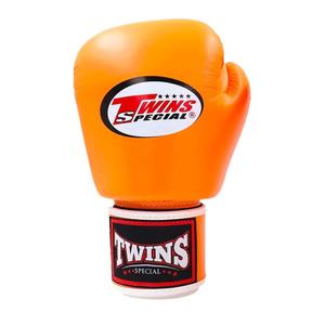 Guantes de Boxeo Naranja Personalizados OEM con Cierre de Gancho y Bucle para Muay Thai, Sanda, Adultos y Artes Marciales, Guantes de Entrenamiento Ligeros OEM - Product Image 4