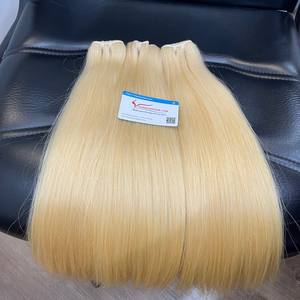Extensiones de Cabello Humano Virgen Vietnamita Rubio 613 de Alta Calidad, Suaves y Sedosas - Product Image 6