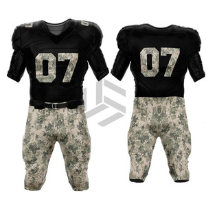 Custom Front American Football Uniform <b>Kit</b> Quick Dry Breathable Anti-Bacterial Anti-UV Jersey Pants for Sports Clubs <b>School</b> - Product Image 1