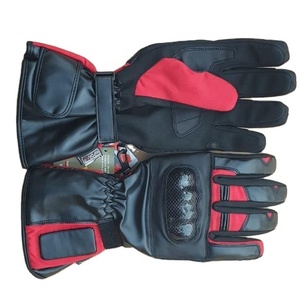Gants de course d'hiver Auris, en cuir PU, à doigts entiers, respirants, avec protection de la paume, imperméables, compatibles avec les écrans tactiles, légers et coupe-vent - Product Image 3
