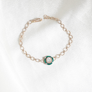 Pulsera de Diamantes Pixie Polki, Pulsera de Diamantes de Estilo Polki Elegante de Inspiración Tradicional Premium con Delicada Artesanía - Product Image 1