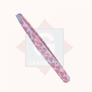 Pinces à sourcils et cils en acier inoxydable avec couleur et logo personnalisés - Product Image 4