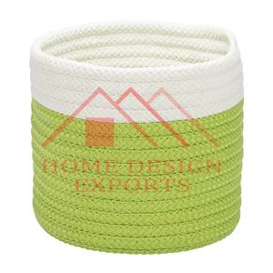 2025 Hot Selling Wholesale Price Decorative <b>Rope</b> Multi-Color Finishing <b>Storage</b> Fruits <b>Basket</b> Container for Home Decorations - Product Image 4