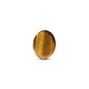 Natural Tiger Eye Gemstone 9.3 Carat Certified Wholesale Yellow Cat's Eye Pear Brilliant Cut 10mm - Product Image 2