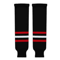 Chaussettes de hockey sur glace personnalisées respirantes sans couture à séchage rapide pour l'été, impression par sublimation intégrale, couleurs et logo personnalisés pour hommes/femmes adultes