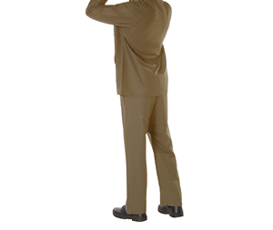 Veste imperméable unisexe pour adultes en polyester à manches longues avec capuche, impression numérique toutes saisons, marque personnalisée, tissu 140g - Product Image 2