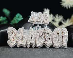 Custom Letter 925 <b>Silver</b> Plated Hip Hop Unisex Pendant Name Charm <b>Initial</b> Jewelry for Gift - Product Image 3
